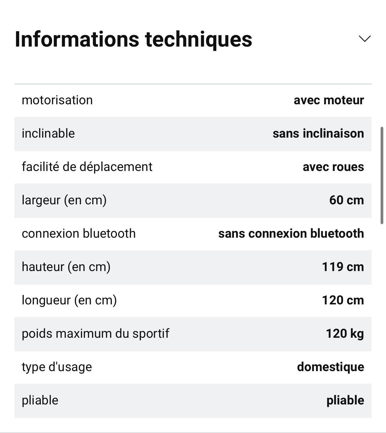 Entre Particuliers - Tapis de course clover fitness S1 5/5