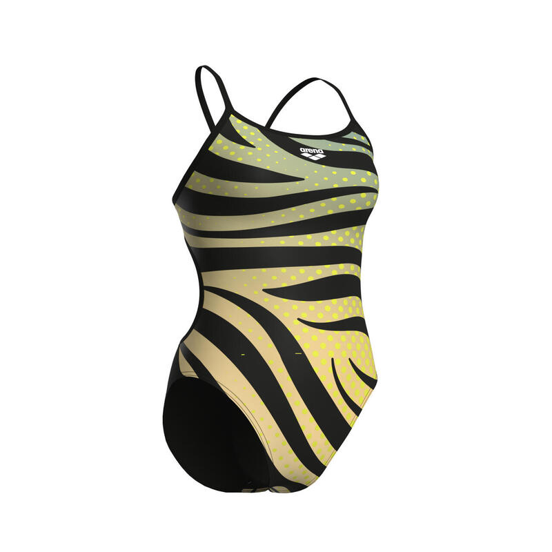 Dámské plavky arena Performance Women's Multi Stripes Lace Back