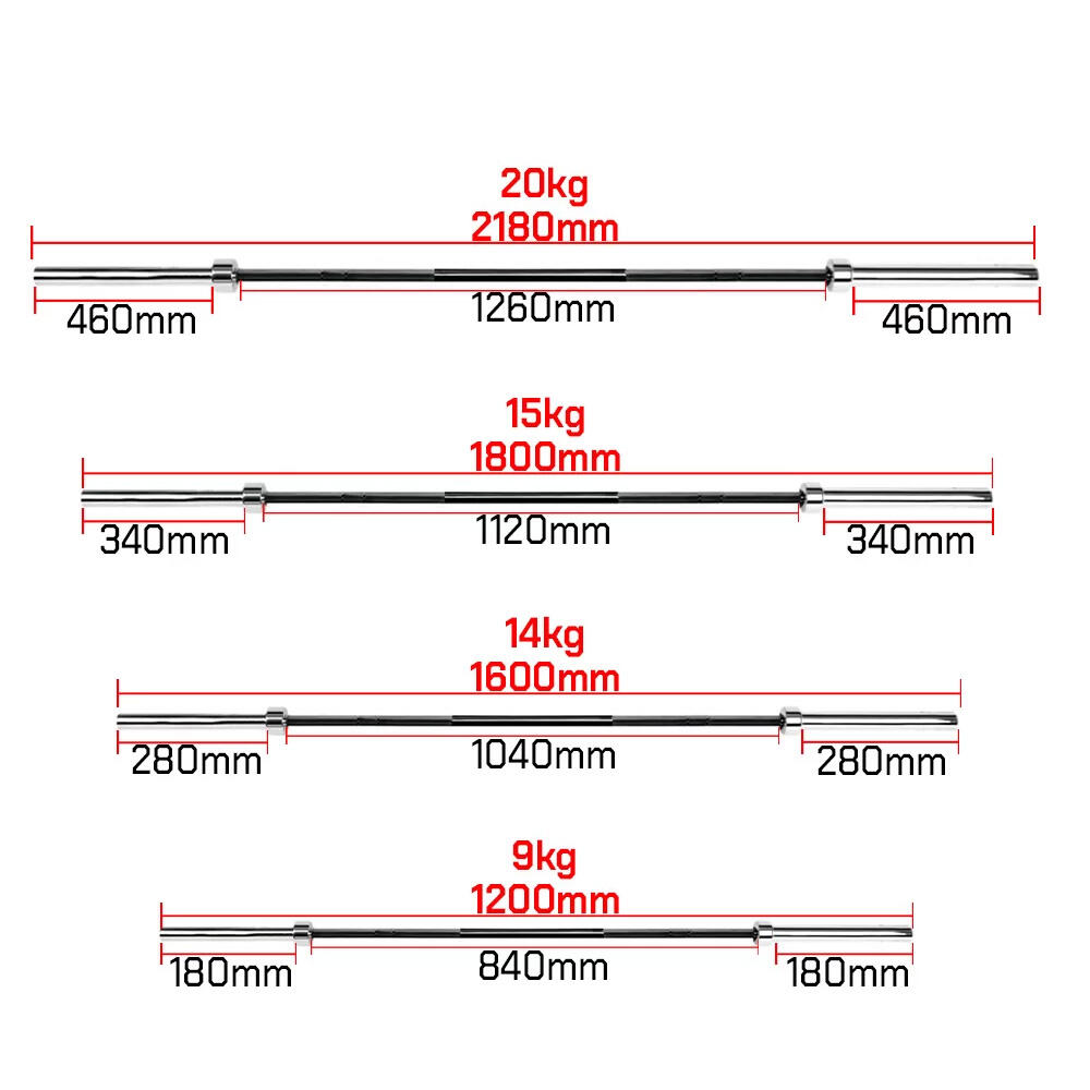 BARRES OLYMPIQUES 1600MMX50MM 3/6