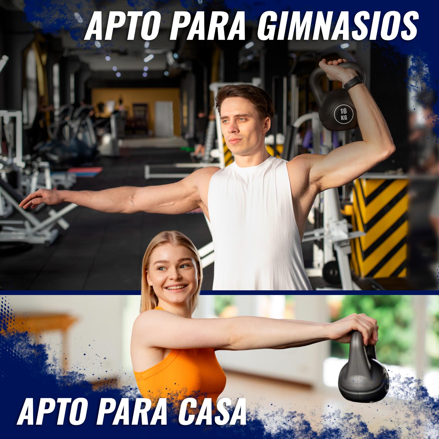 Kettlebell Pesa Rusa de PVC de 3kg 4/7