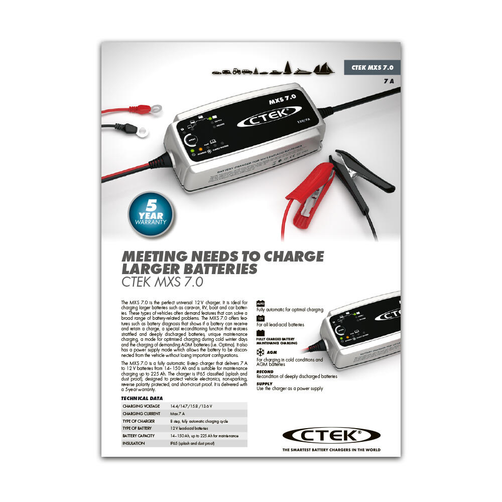 Ctek Mxs 7 0 Anleitung