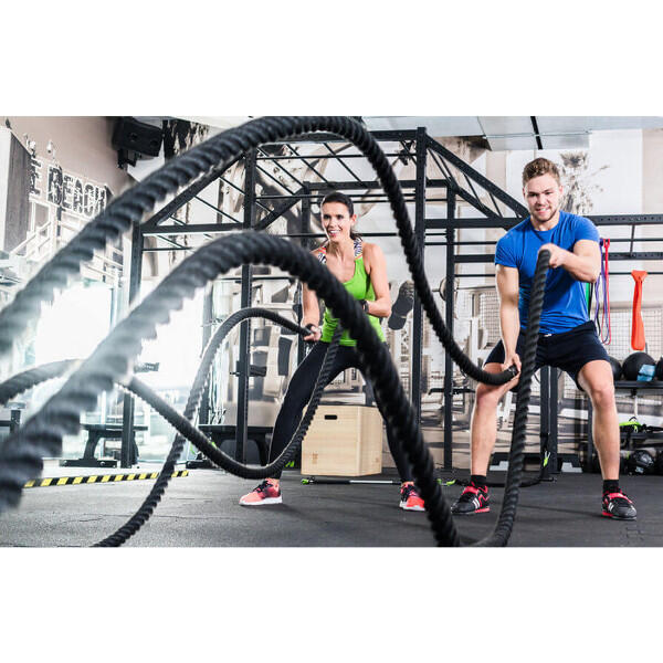 Trainingsseil Battle Rope für Training 35 mm DBX Bushido 9m 6/6