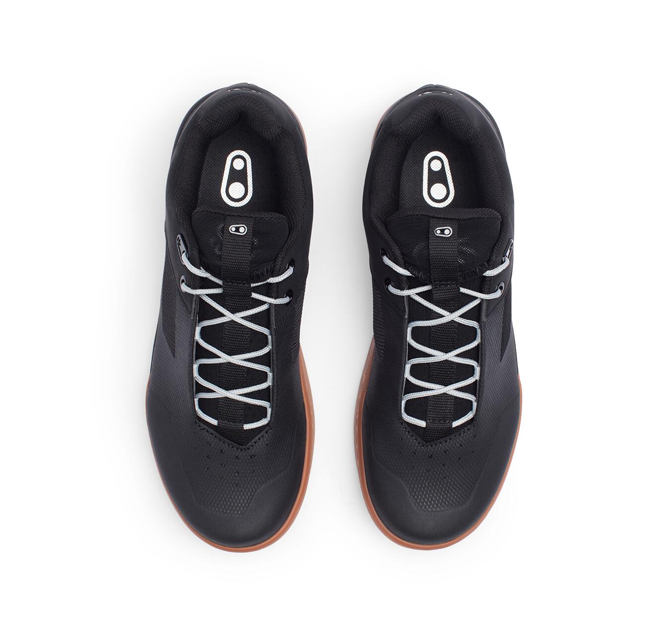 Chaussures STAMP LACE - noir/argent / semelle marron 6/6