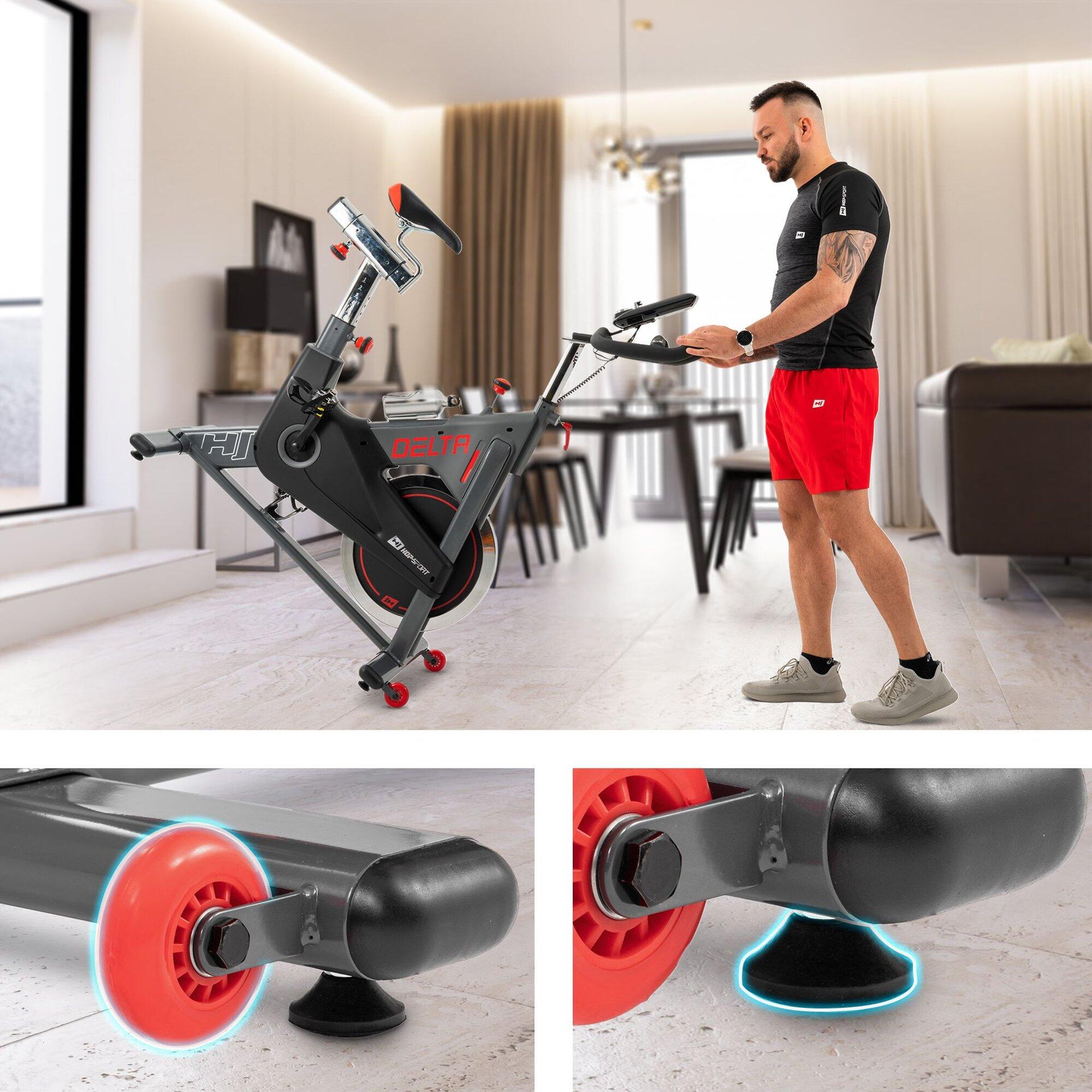 Cyklotrenažér Indoor Cycling Delta 20kg zátěž 2/7
