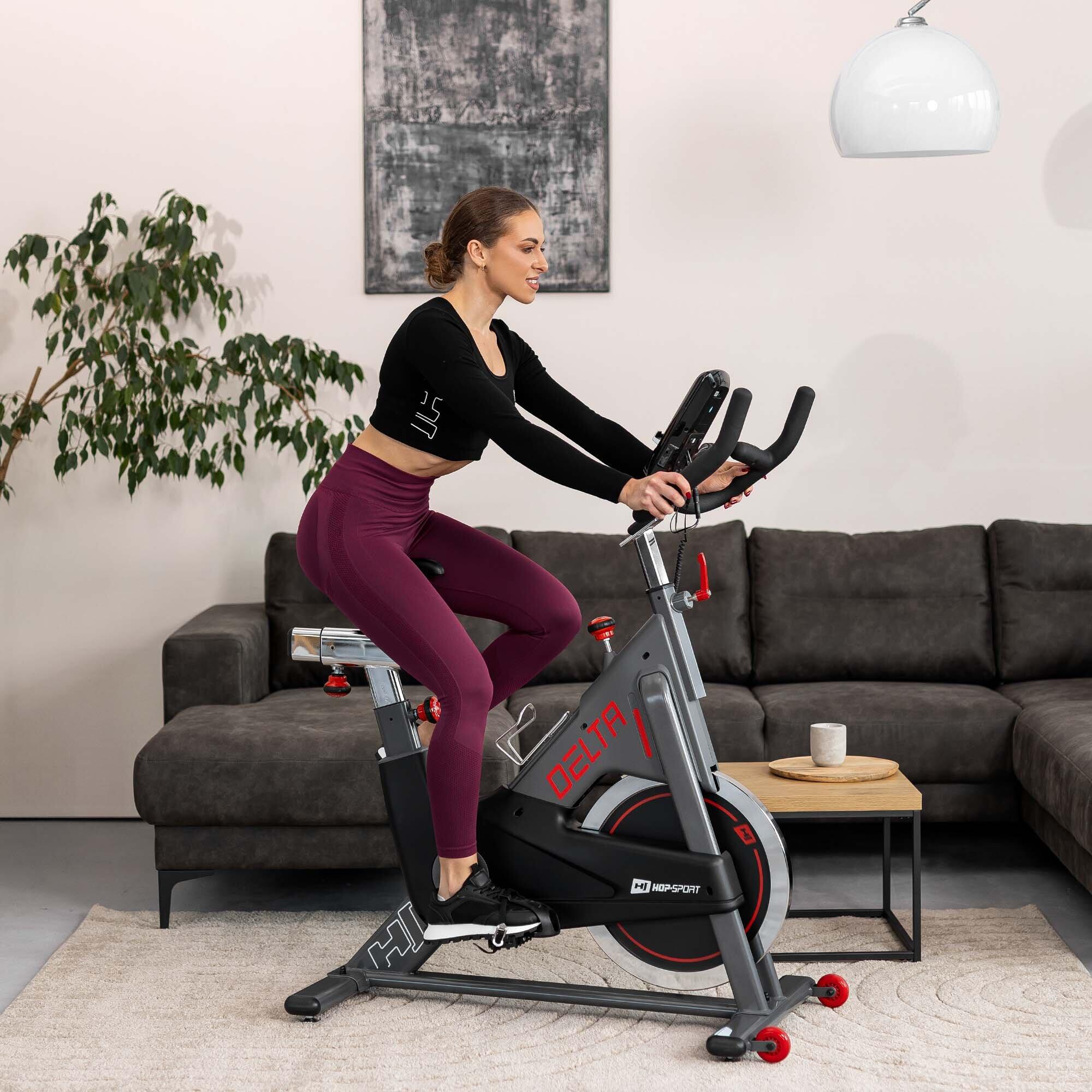 Cyklotrenažér Indoor Cycling Delta 20kg zátěž 7/7