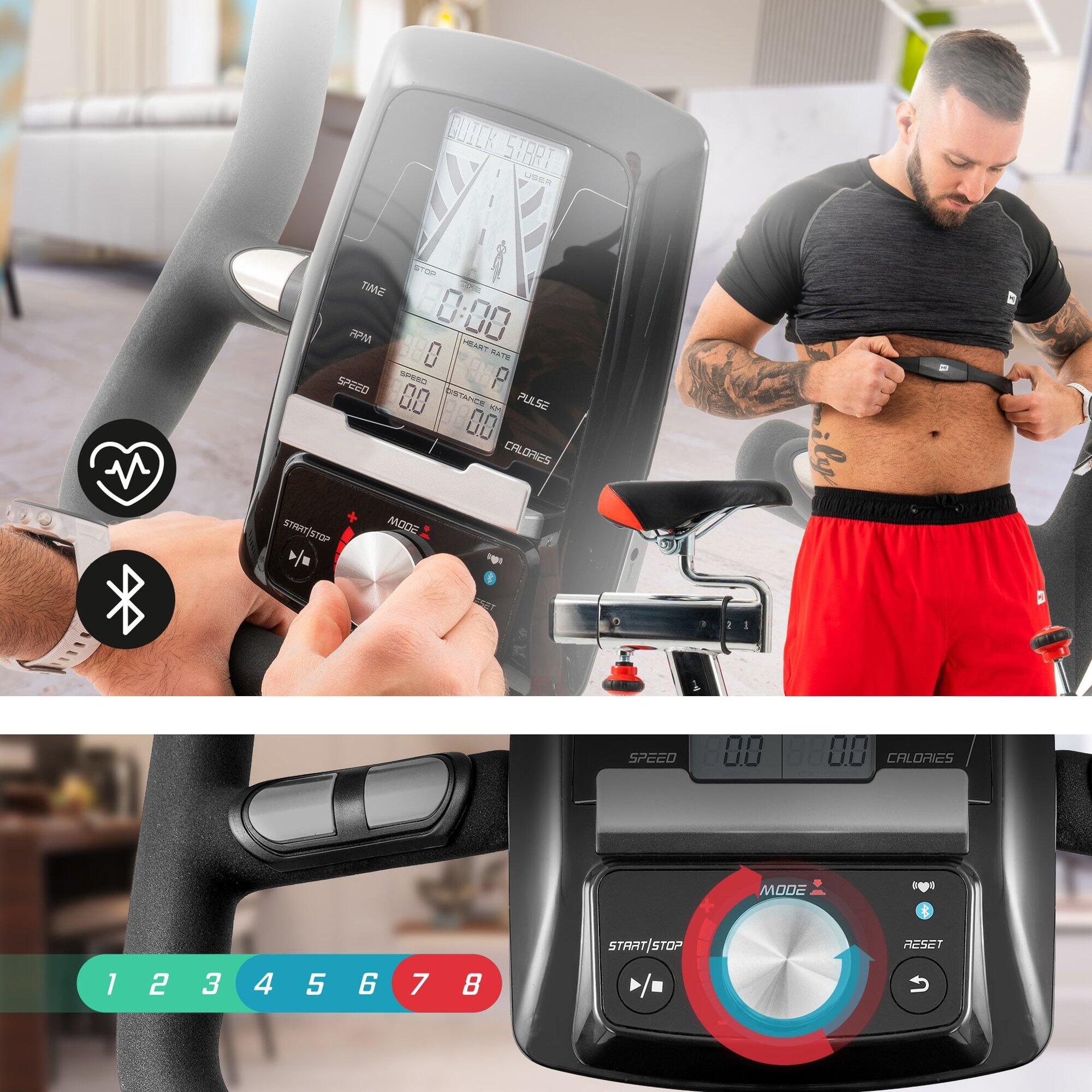 Cyklotrenažér Indoor Cycling Delta 20kg zátěž 5/7