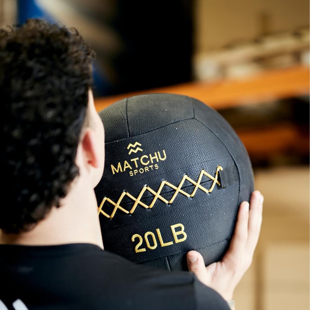 Wall Ball - 6,5 kg / 9 kg - Gewichtsball - Medizinball - Fitnessball 4/7