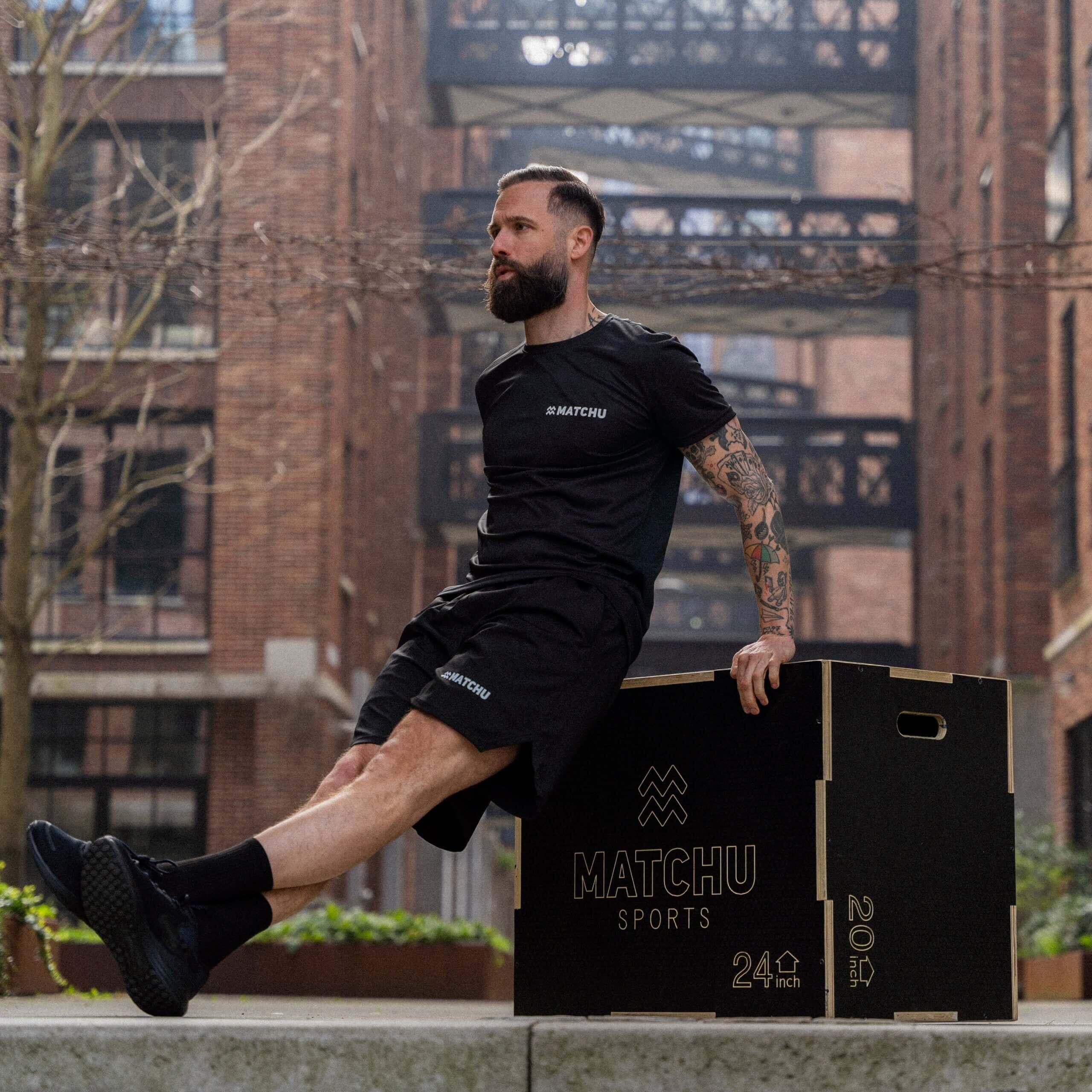Plyo Box - Box Pliometrico - Box Jump - Reg. 51/61/76 cm - Legno - Nero 3/7
