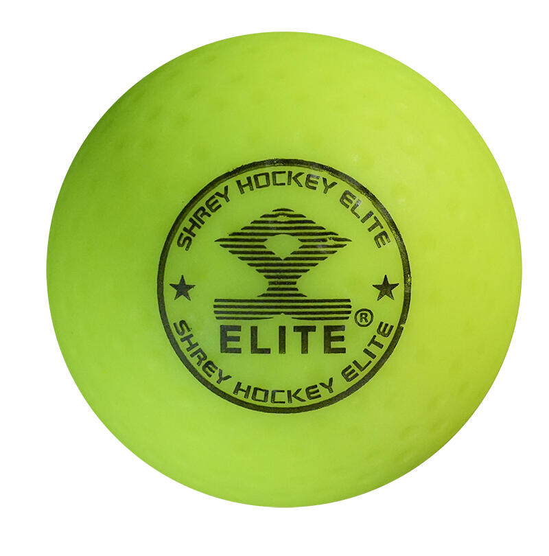 Shrey Elite Hockey Ball Dimple Soft Centre - Yellow