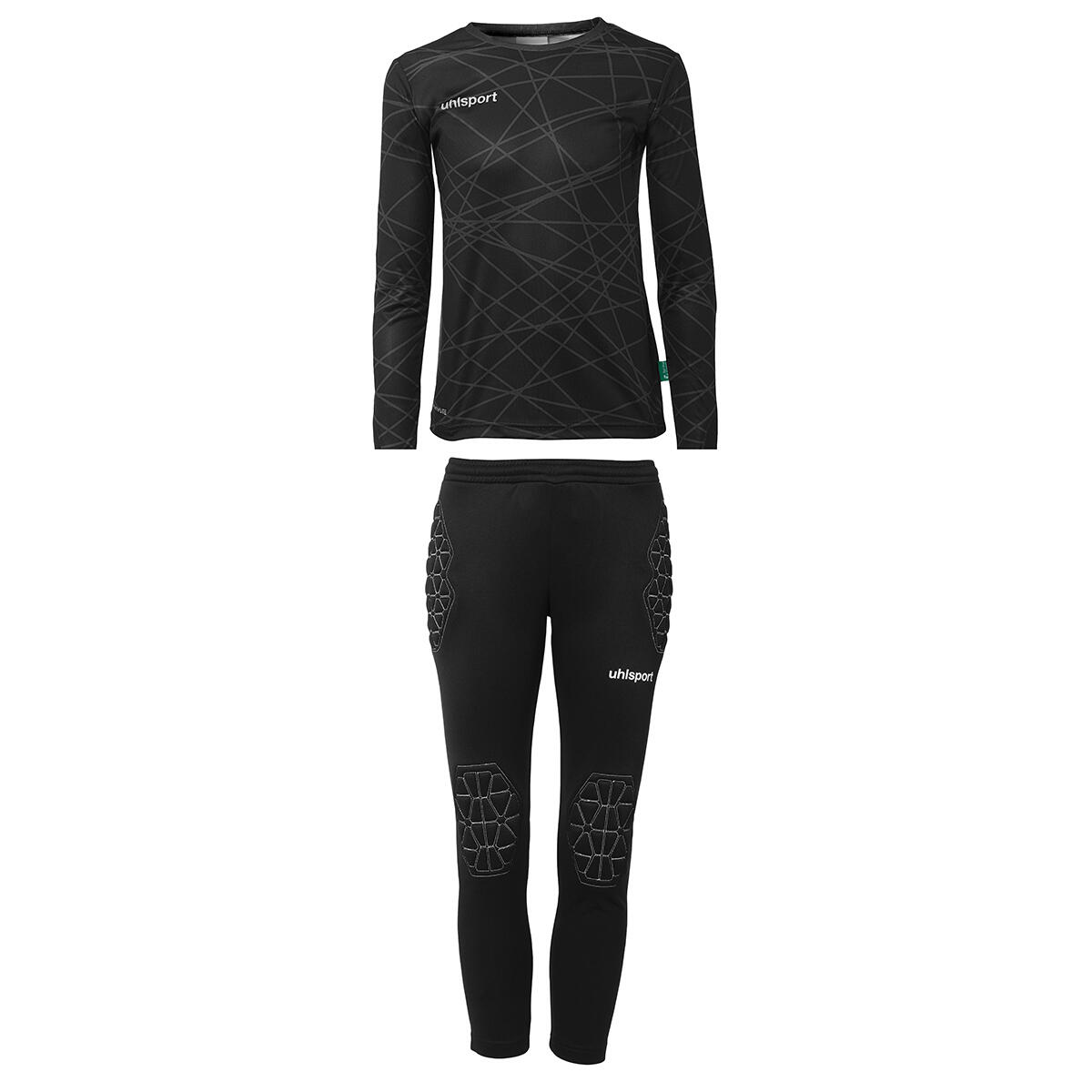 Uhlsport - Sets De Gardien De But Prediction Junior Uhlsport - Tenue De Football - Blanc|noir - 8 À 10 Ans - Decathlon