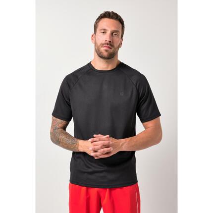 Męski T-shirt FLEXNAMIC® fitness rękaw 1/2 nadruk z tyłu QuickDry