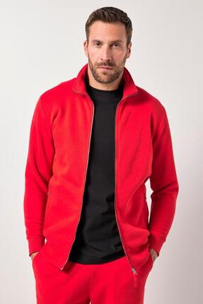Herren Sweatjacke Fitness Stehkragen Zipper