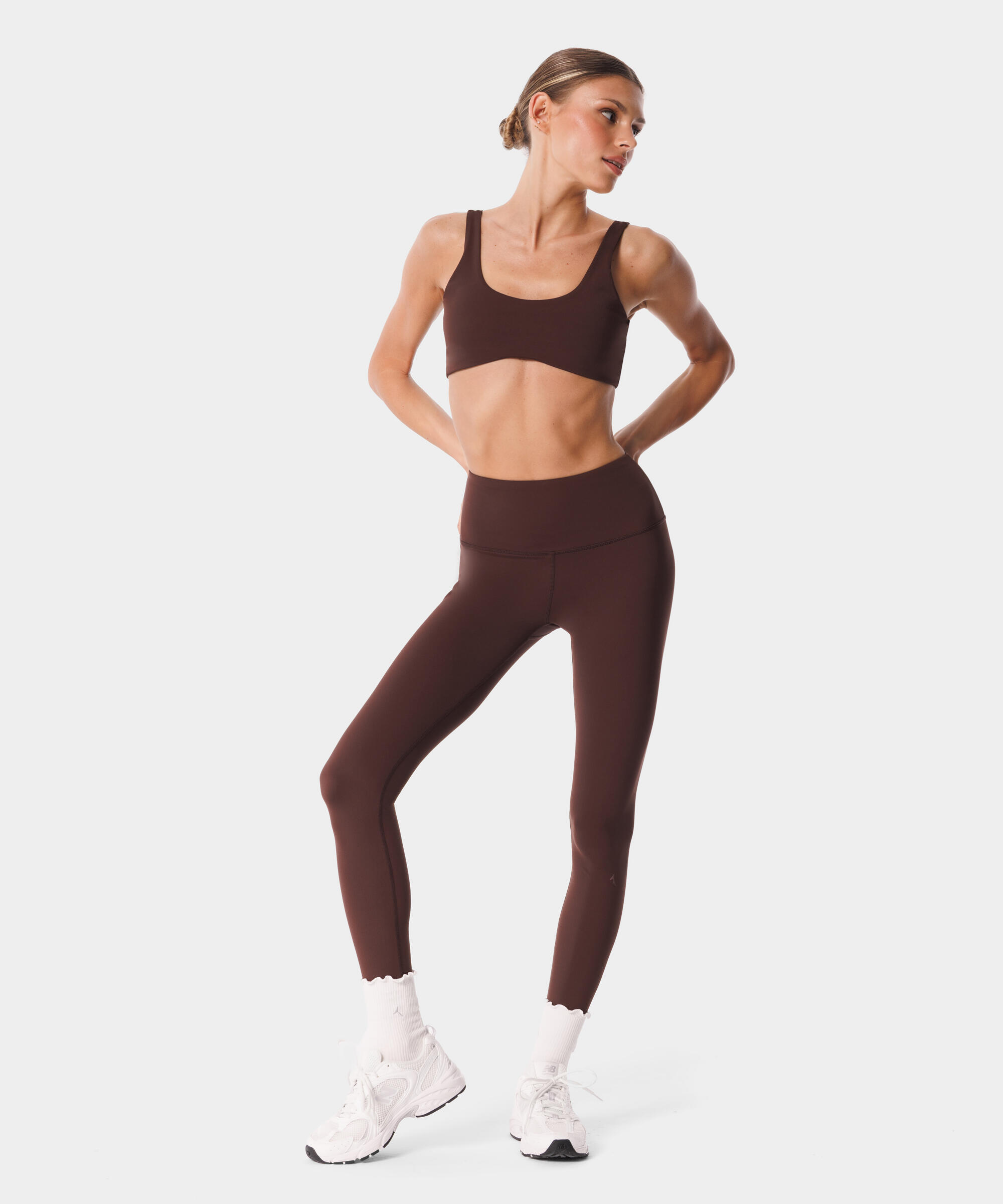 Legginsy crossback na pilates dla kobiet Carpatree Balletcore 5/6
