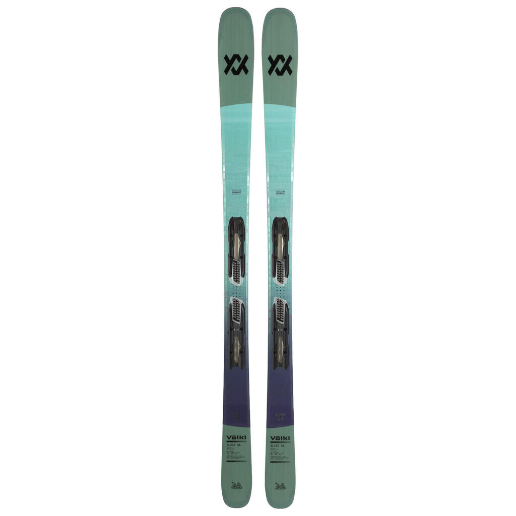 Volkl Blaze 86 petrol ski pack + Vmotion 10 gw bindings Blue Man