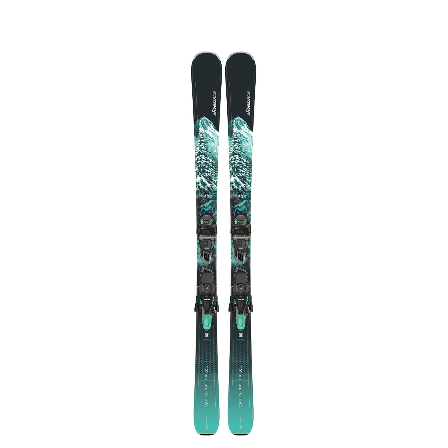 Skipack Nordica Wild belle dc 84 + Bindung Tp2 lt11 fdt Grün Frau 1/1