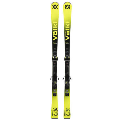 Bocetos del pack Volkl Racetiger sc amarillo + accesorios Vmotion 11 gw
