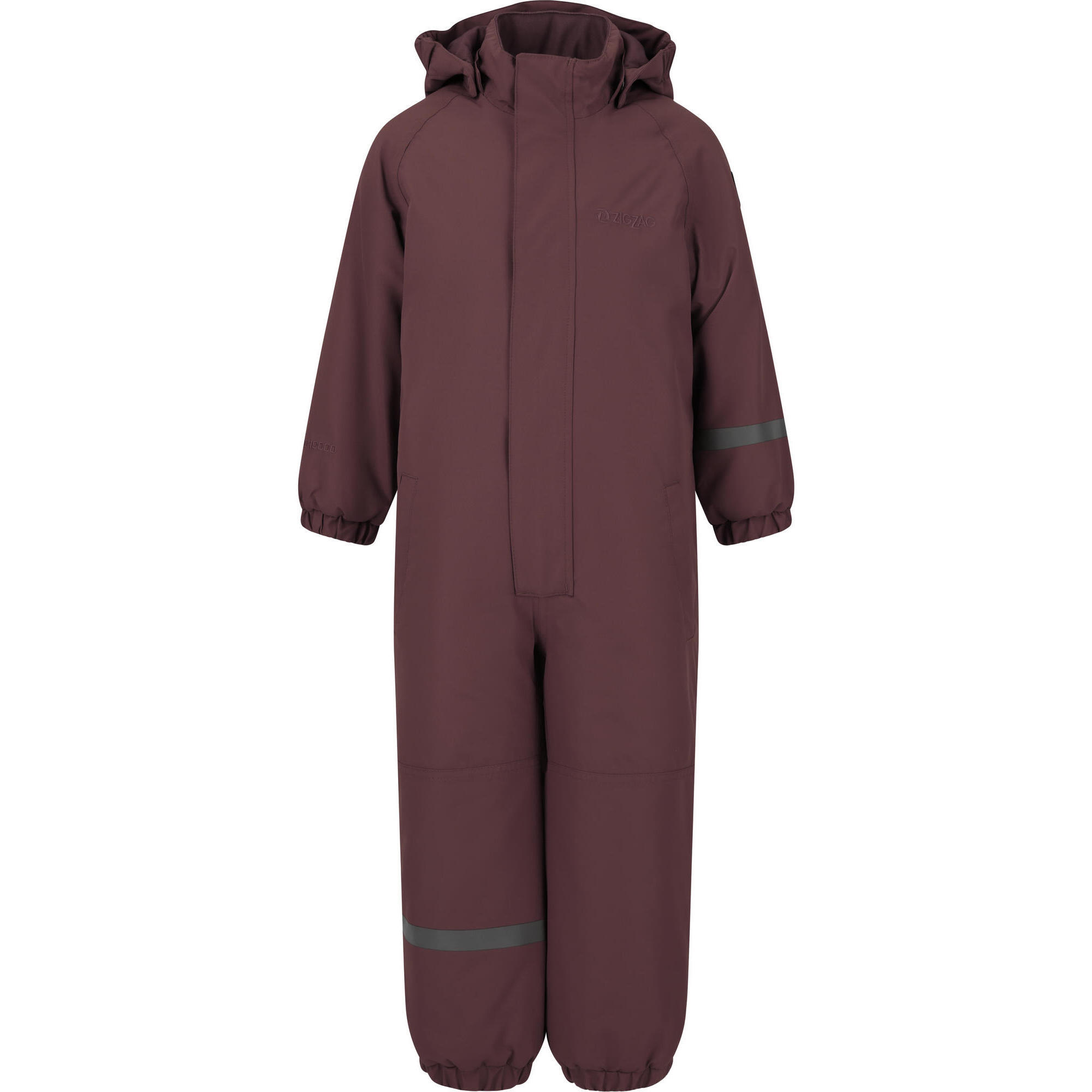 Zigzag - Combinaison Vally - Combinaison De Ski - Marron|rouge -  4 À 6 Ans - Decathlon