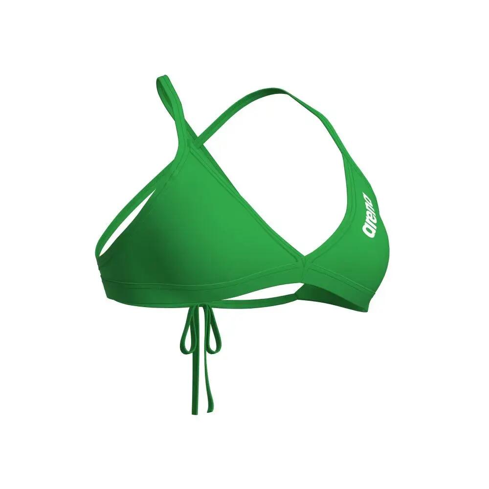 ARENA W Top nuoto Team Tie Back Unito - team green 3/5