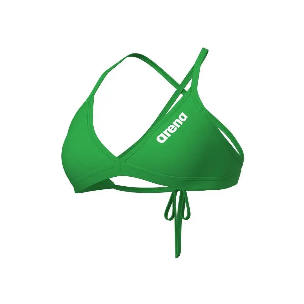 ARENA W Top nuoto Team Tie Back Unito - team green 2/5