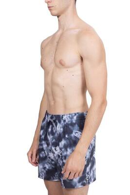 Shorts mare uomo con logo all-over