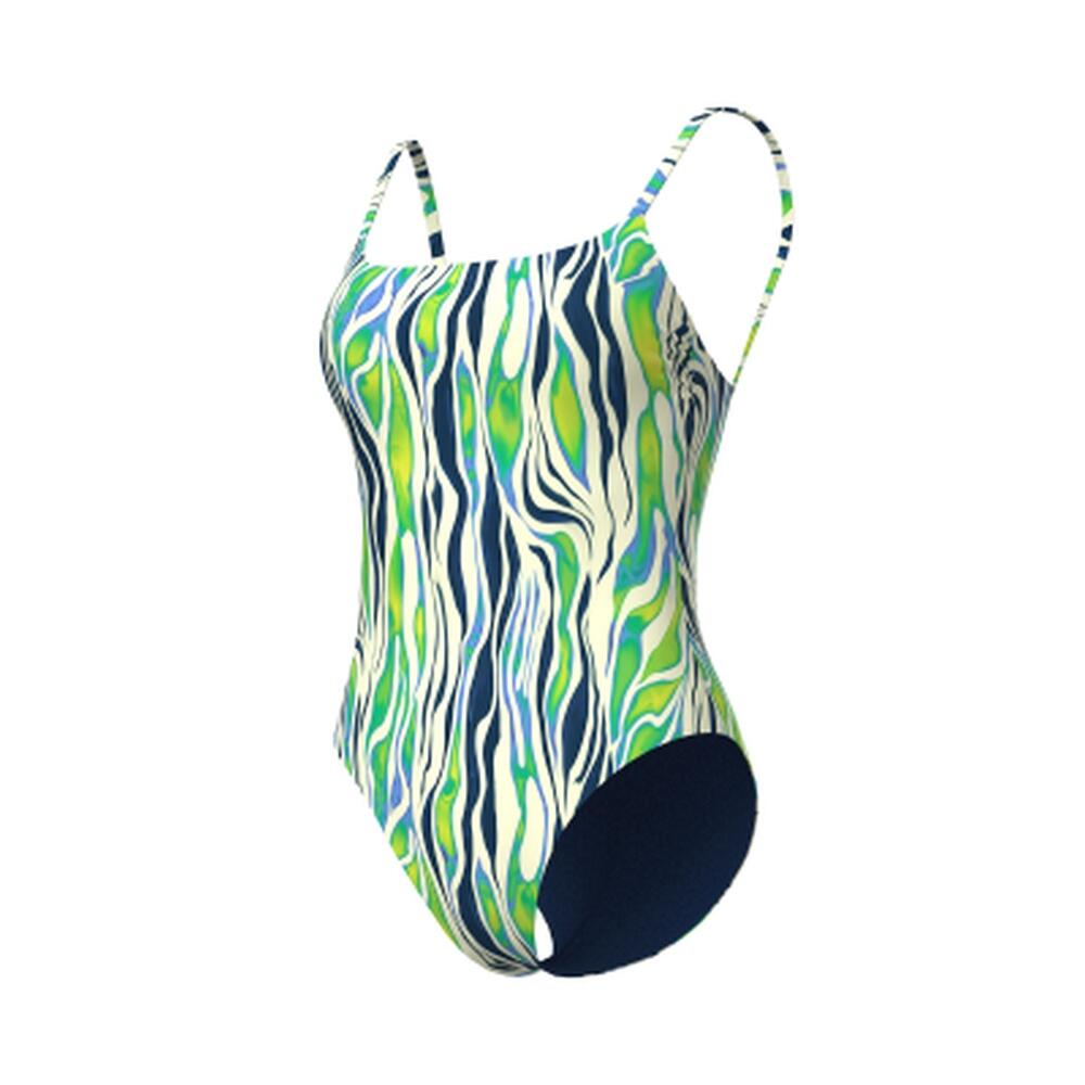 Strój kąpielowy damski treningowy Arena Women's Tie Back Zebra