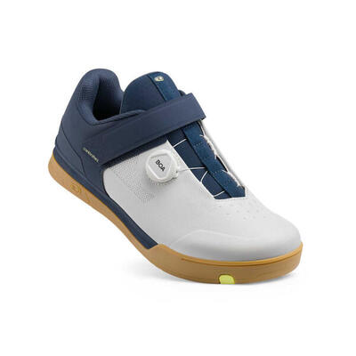 Mallet boa schoenen - marineblauw/grijs/bruine zool