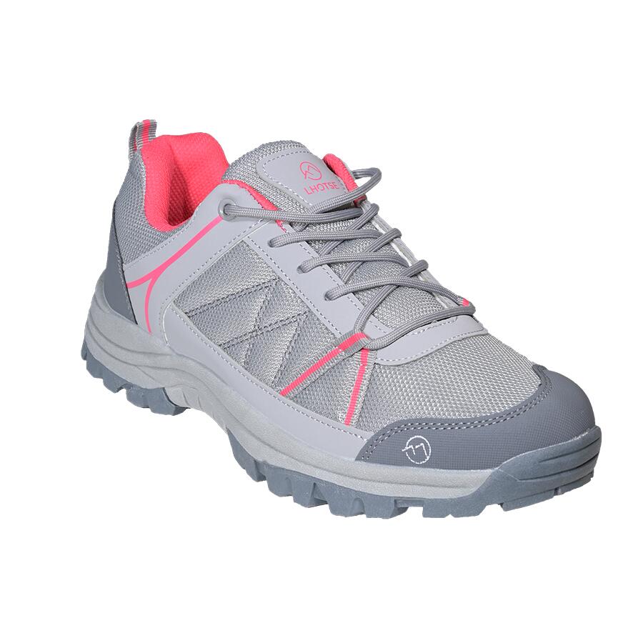 Lhotse - Chaussures De Randonnée - Gris/framboise - Chardon - 40 - Chaussures À Crampons - Gris|rose|rouge - 40 - Decathlon