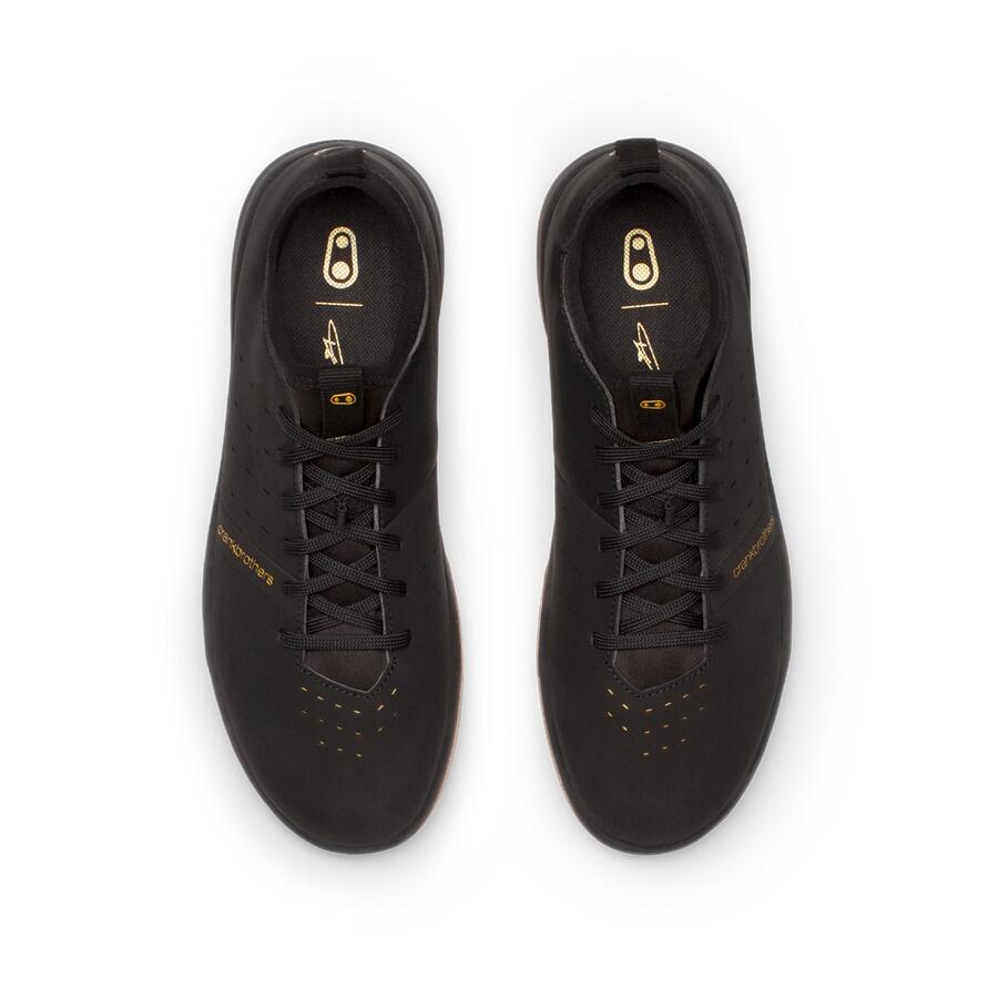 STAMP STREET LACE Schuhe - schwarz/goldene Sohle 6/7