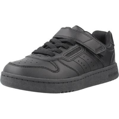 Skechers kinderen quick street sneakers zwart / wit / wit / wit