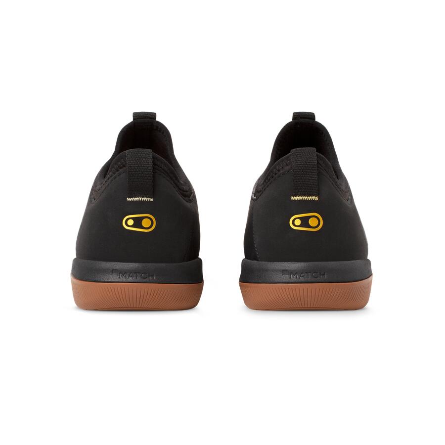 STAMP STREET LACE Schuhe - schwarz/goldene Sohle 5/7