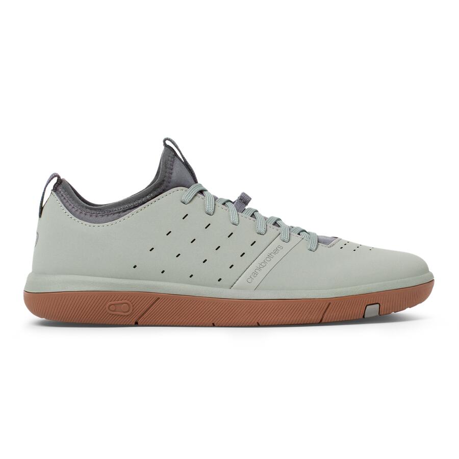 Chaussures STAMP STREET LACE - vert sauge/gris / semelle marron 4/7