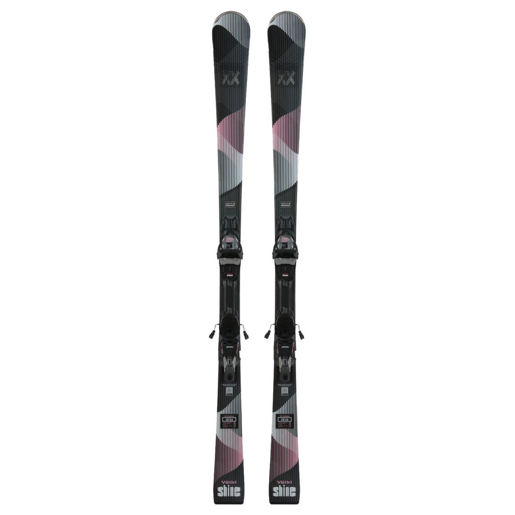 Women's Volkl Shine sc carbon ski pack + Vmotion 11 tcx bindings Black