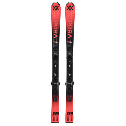 Pack Ski Racetiger Jr Red +fixations 4.5 Vmotion Jr Garçon