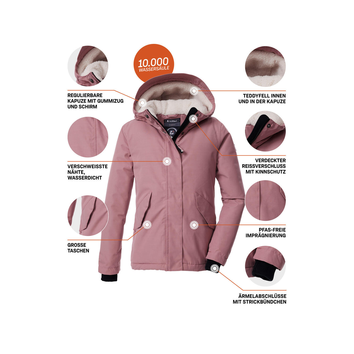 Kinder Jacke KOW 235 GRLS JCKT 5/6