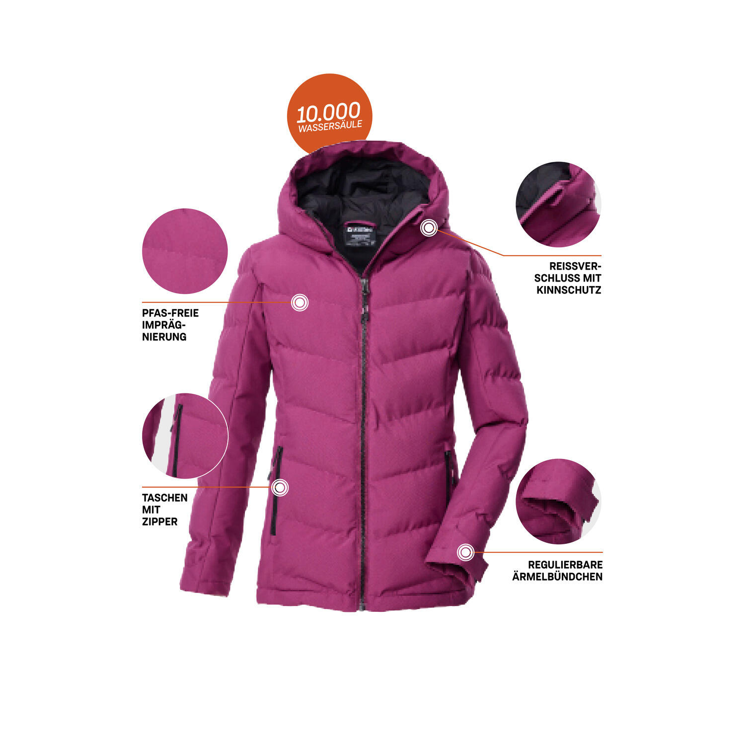 Kinder Steppjacke KOW 220 GRLS QLTD JCKT 5/6