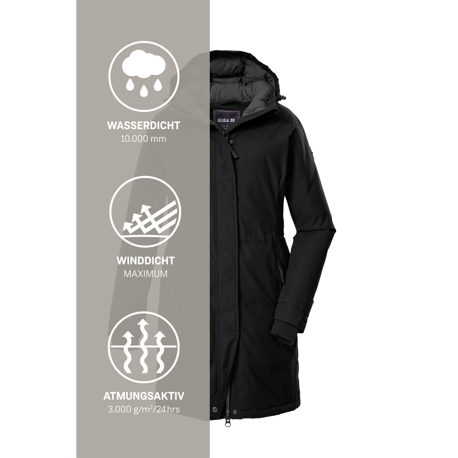 Parka à capuche femme Killtec GW 22 6/6