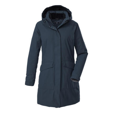Lange Regenjacke mit Kapuze für Damen Killtec Kow 18