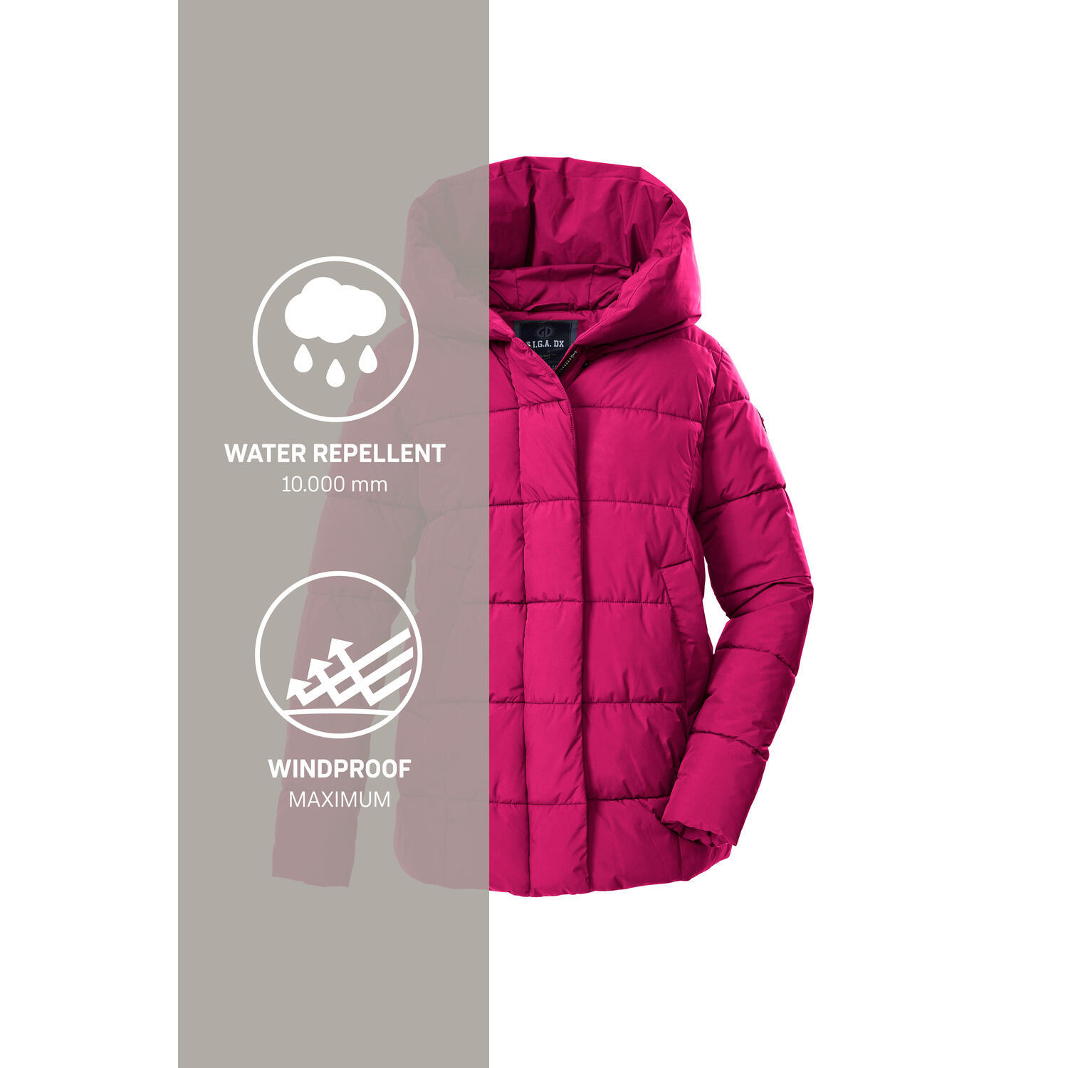 Women's quilted jacket Killtec GW 57 6/6