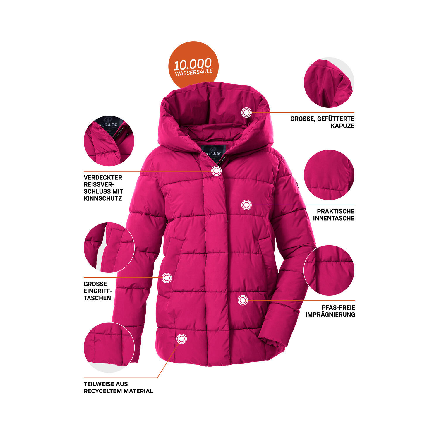 Women's quilted jacket Killtec GW 57 5/6