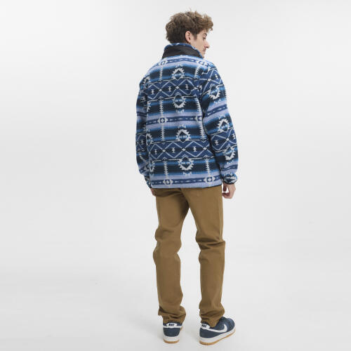Sudadera con tejido Polar de cuello alto con media cremallera 5/6