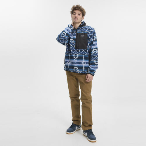 Sudadera con tejido Polar de cuello alto con media cremallera 4/6