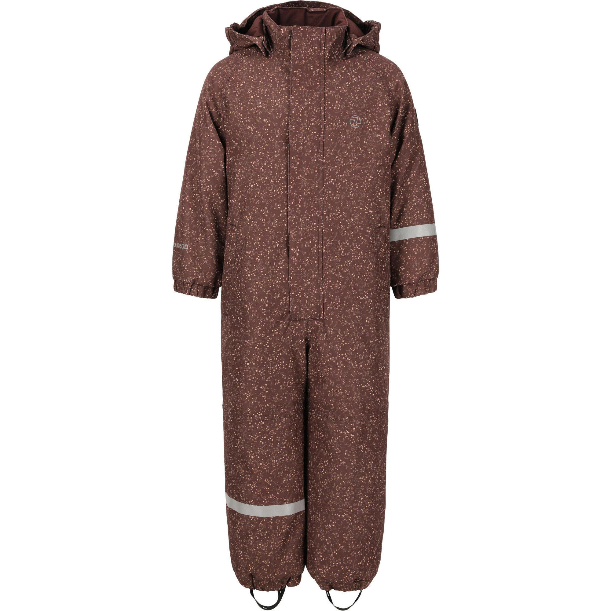 Zigzag - Combinaison Tower - Combinaison De Ski - Marron|rouge - 4 À 6 Ans - Decathlon