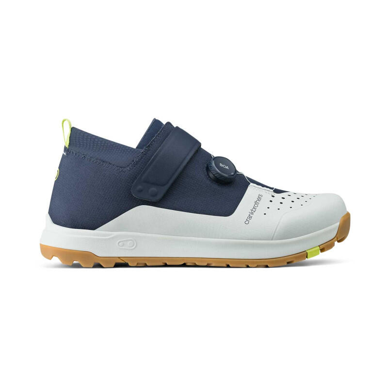 Crankbrothers - Chaussures Mallet Trail Boa - Bleu Marine/gris / Semelle Marron - Chaussures De Vélo - Bleu|gris|marron - Decathlon