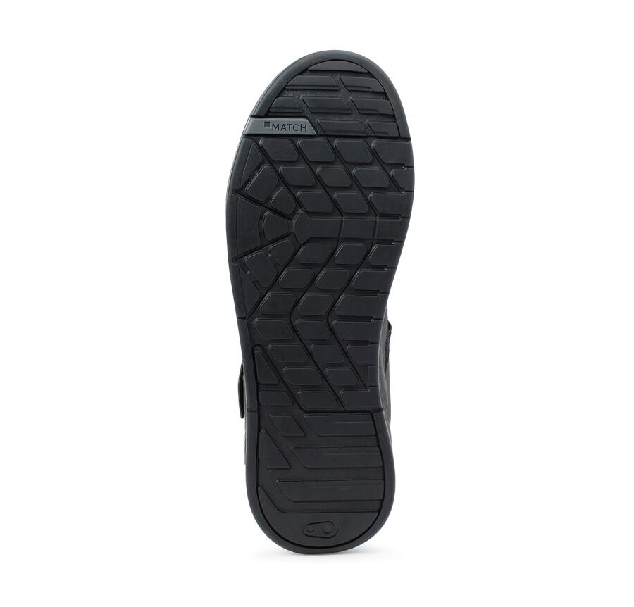 STAMP BOA Schuhe - schwarz/gold / schwarze Sohle 2/7