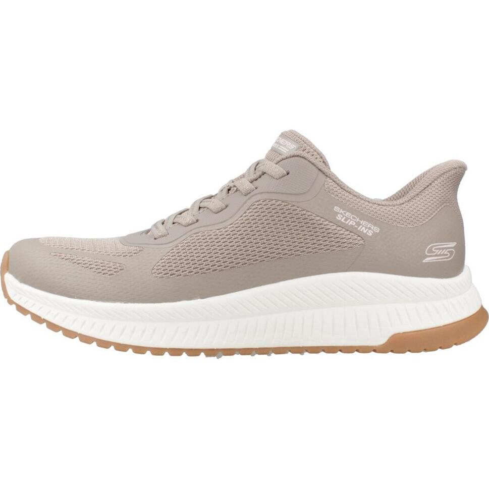 Kapcie SKECHERS BOBS SQUAD 4 STAPLE LOOK Beżowy