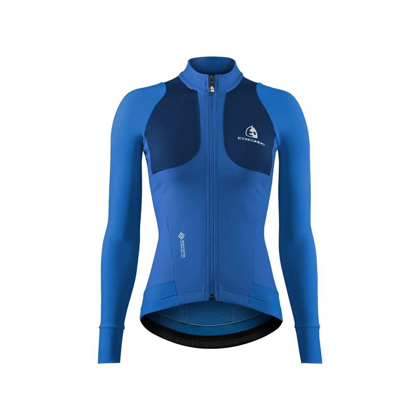 Etxeondo - Veste Femme Etxeondo Teknika Gore-tex Windstopper - Veste - Bleu - Decathlon
