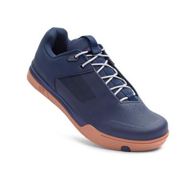 Mallet lace schoenen - marineblauw/zilver/bruine zool