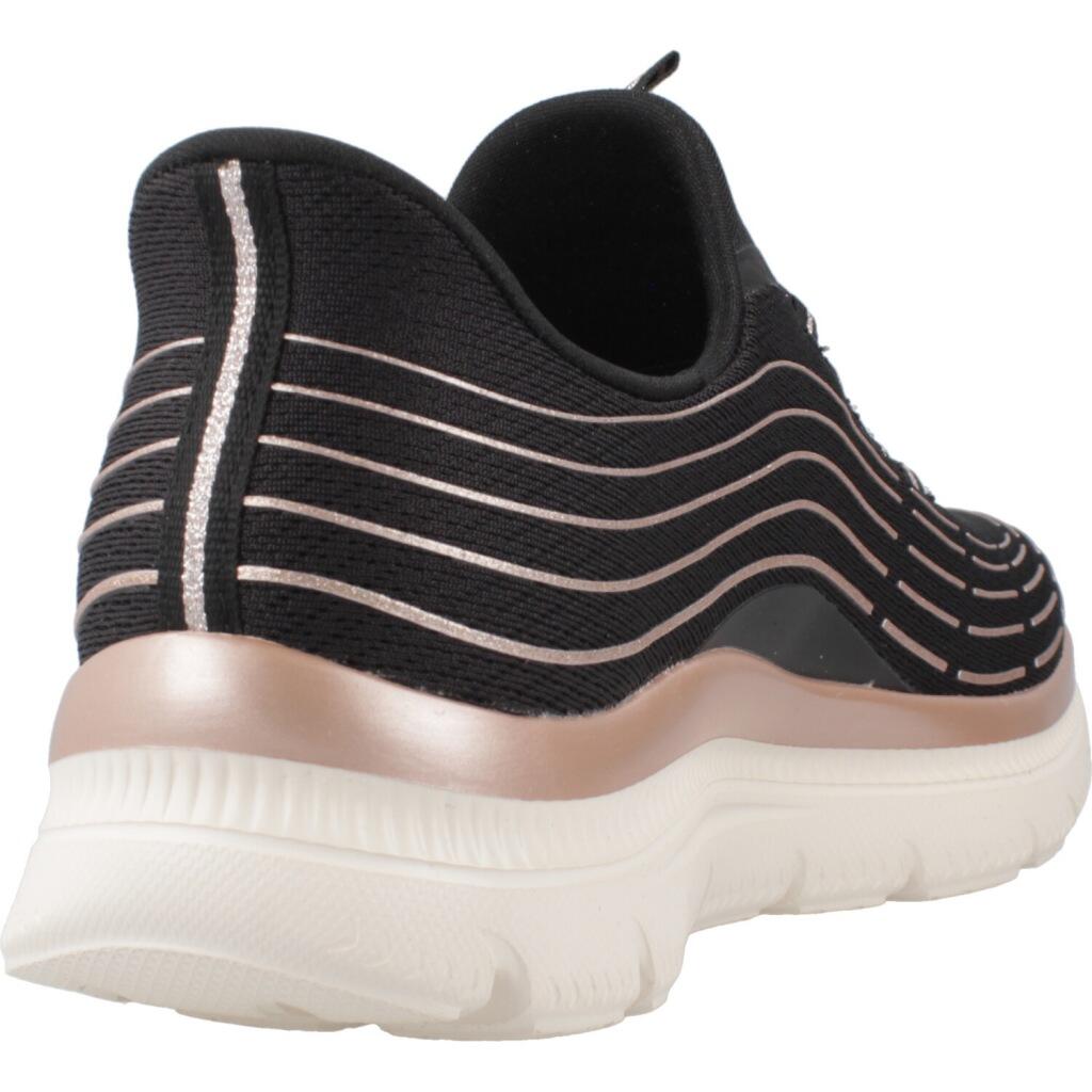 Scarpe Da Ginnastica Skechers Modello Plus Soft Luster Colore Nero 3/5