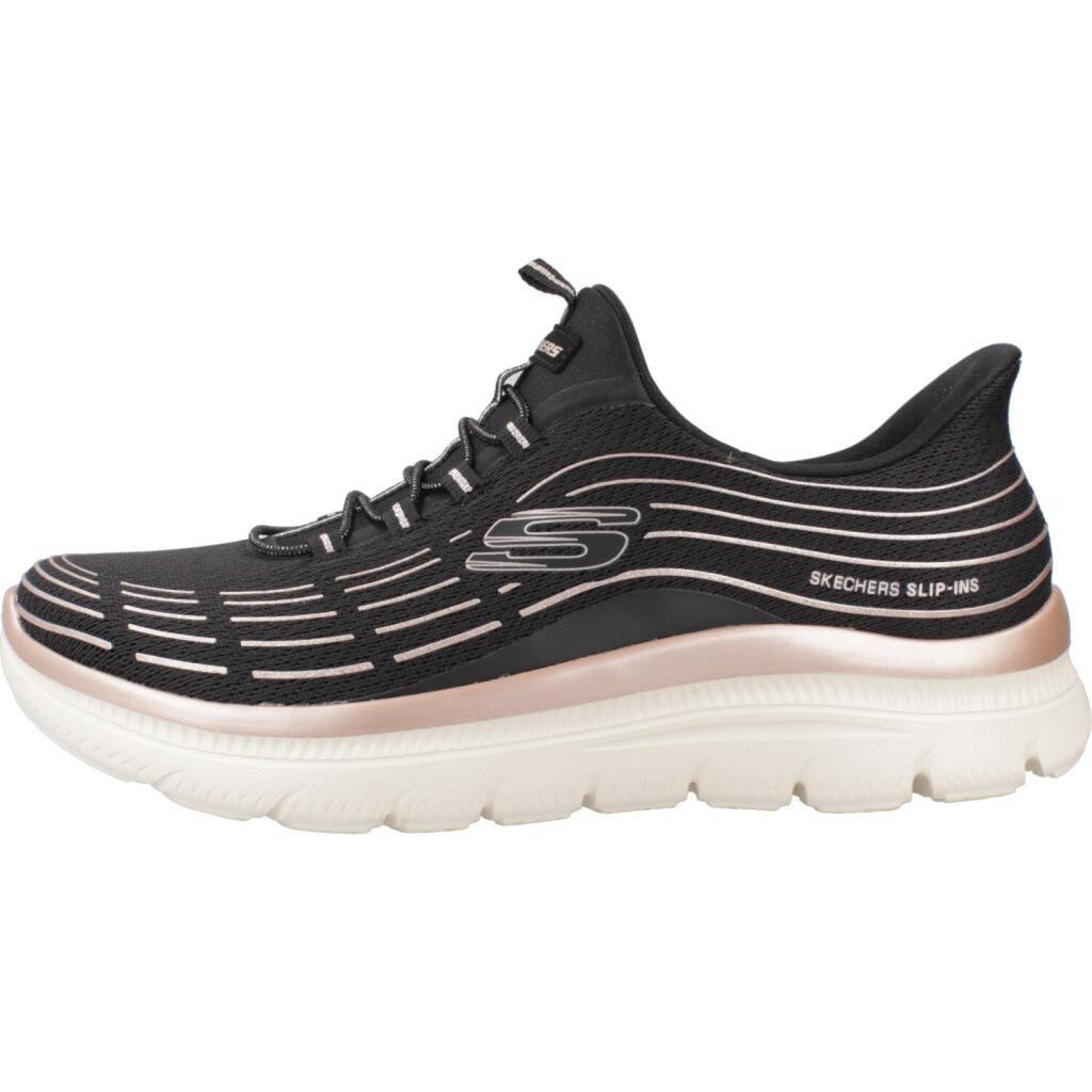 Scarpe Da Ginnastica Skechers Modello Plus Soft Luster Colore Nero 2/5