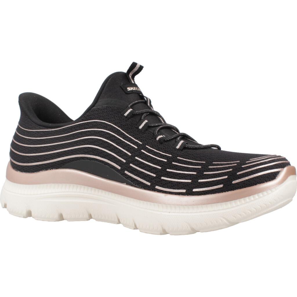 Scarpe Da Ginnastica Skechers Modello Plus Soft Luster Colore Nero 5/5